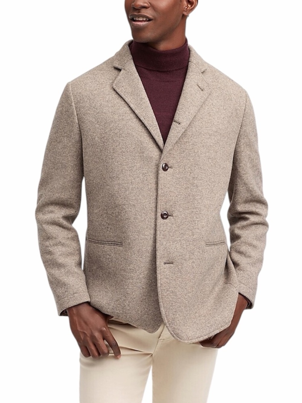 Express | Men’s Slim Wool-Blend Flannel Suit Jacket Size Large NWT
